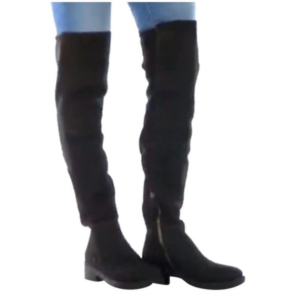 Eileen Fisher Loft OTK leather and mesh boot 8.5